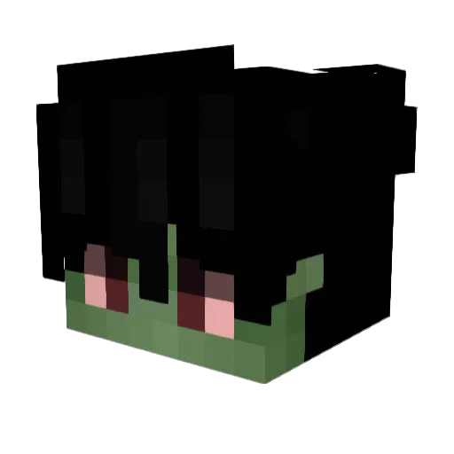 JumboTKD Minecraft avatar head, 3D render
