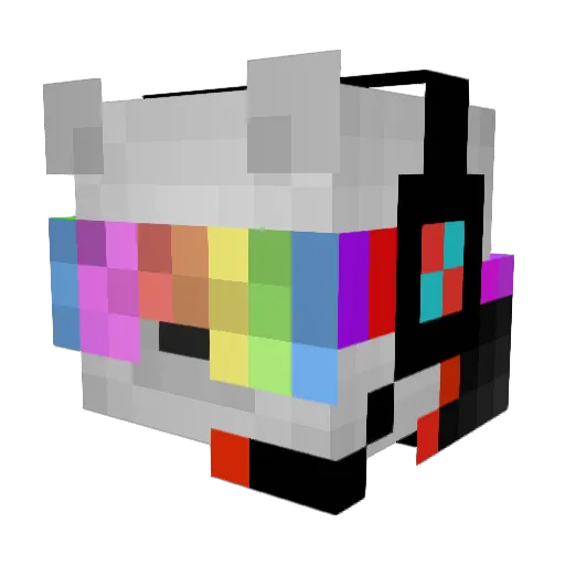 Jumbo_King Minecraft avatar head, 3D render
