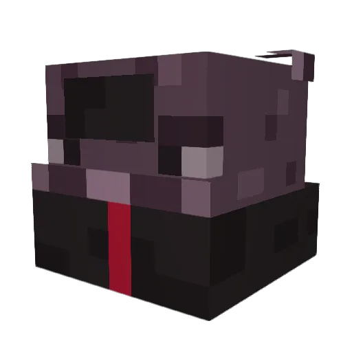 Jumbohippo44 Minecraft avatar head, 3D render