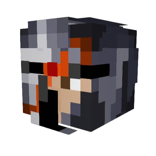 Jumboman5529 Minecraft avatar head, 3D render