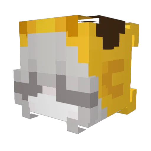 Jumiiiii Minecraft avatar head, 3D render