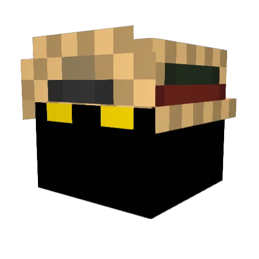 Jumisaki2003 Minecraft avatar head, 3D render