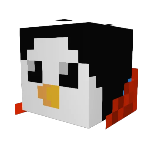 Jummypickle Minecraft avatar head, 3D render