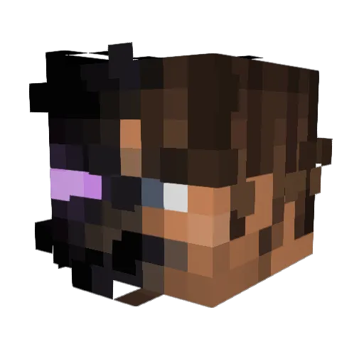Jump__Race Minecraft avatar head, 3D render