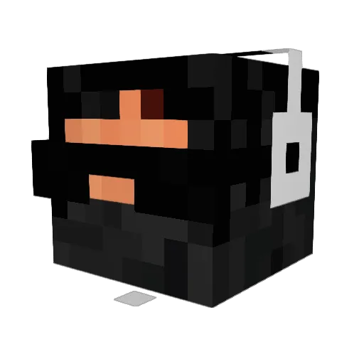 Jumper3311 Minecraft avatar head, 3D render