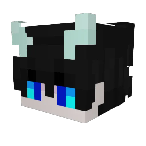 JumpingFire796 Minecraft avatar head, 3D render