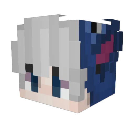 Jumpjockel Minecraft avatar head, 3D render