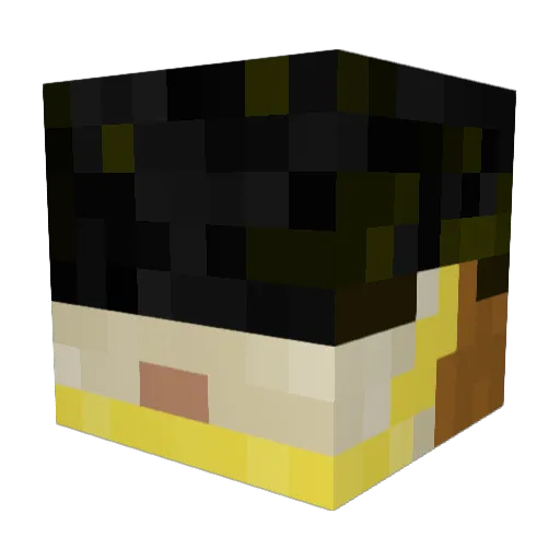 Jumpman17 Minecraft avatar head, 3D render