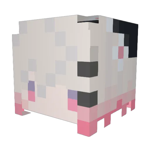 Jun7422 Minecraft avatar head, 3D render