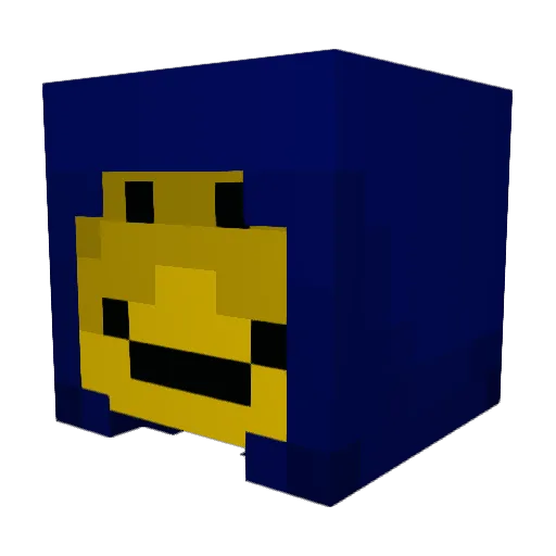 JunMan1 Minecraft avatar head, 3D render