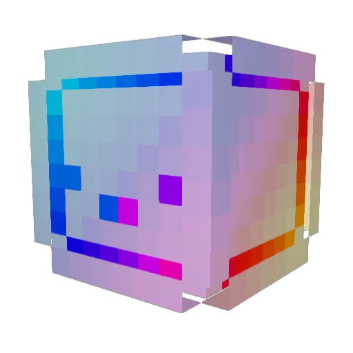 JunRyo0212 Minecraft avatar head, 3D render