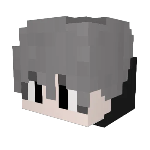 Jun_Ho08 Minecraft avatar head, 3D render