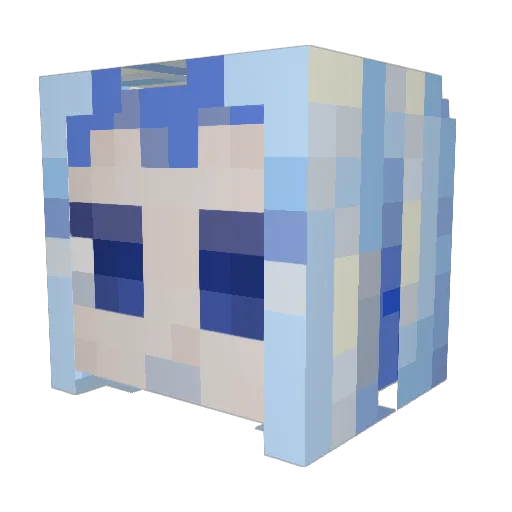 Jun_Jaylin Minecraft avatar head, 3D render