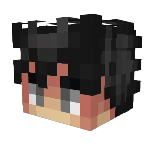 Junakm11 Minecraft avatar head, 3D render