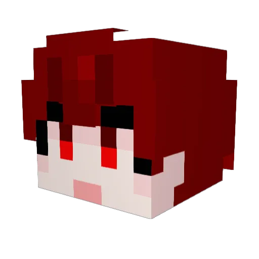 June1104 Minecraft avatar head, 3D render