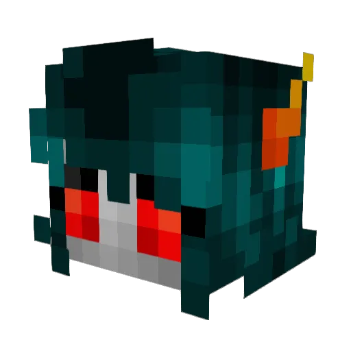 June_Tirrell Minecraft avatar head, 3D render