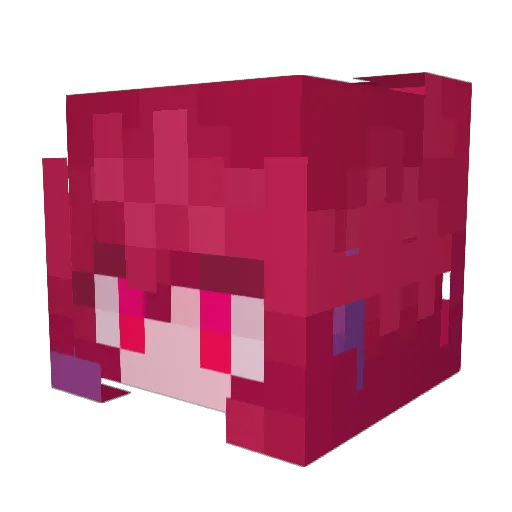 Juney29 Minecraft avatar head, 3D render