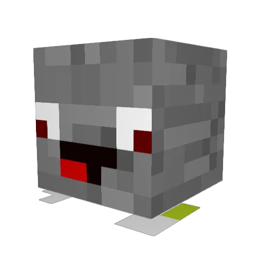 JungEEEEEEEEEE Minecraft avatar head, 3D render