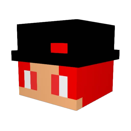 Jung_Jelly Minecraft avatar head, 3D render
