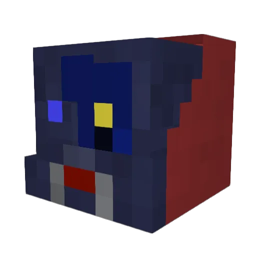 Jung_sin_ Minecraft avatar head, 3D render