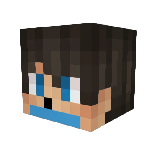 Jungle_Beast Minecraft avatar head, 3D render