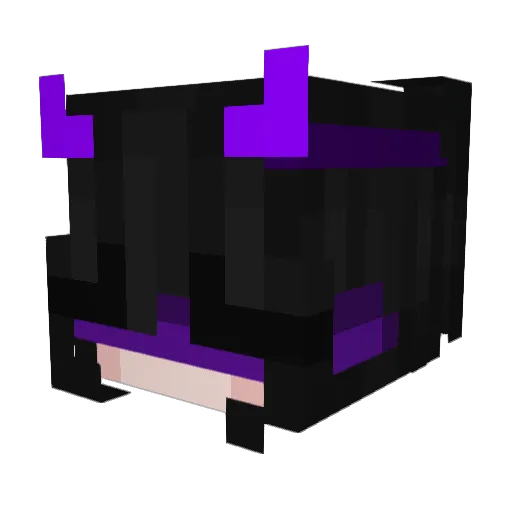 JuniKthv Minecraft avatar head, 3D render