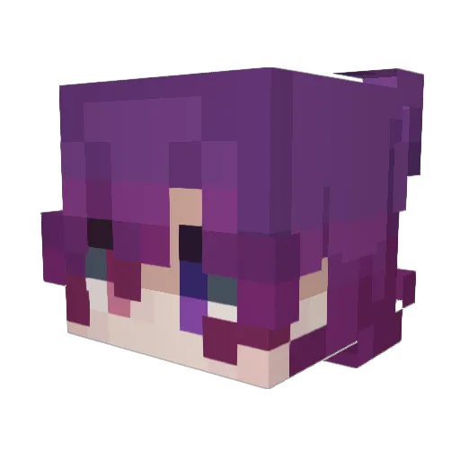 Junich1r0 Minecraft avatar head, 3D render