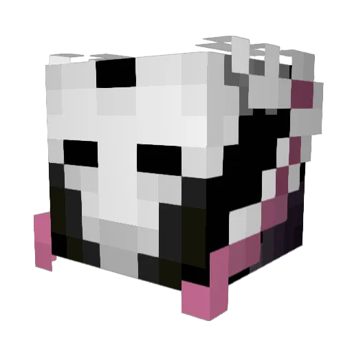 Juniek888 Minecraft avatar head, 3D render