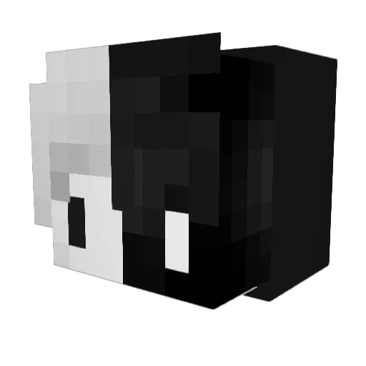 Juniel311 Minecraft avatar head, 3D render