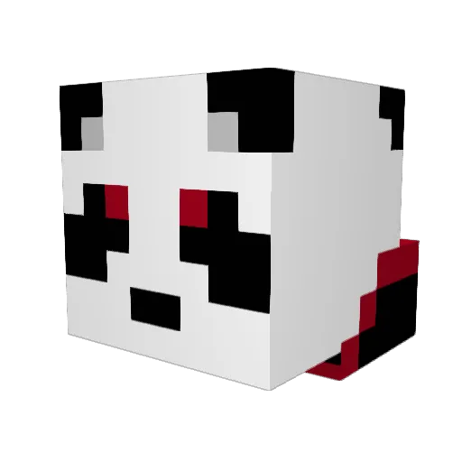 Junior85 Minecraft avatar head, 3D render