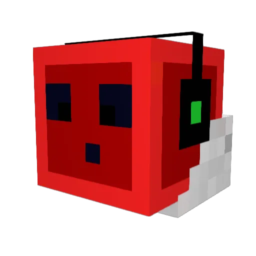 JuniorAlex Minecraft avatar head, 3D render