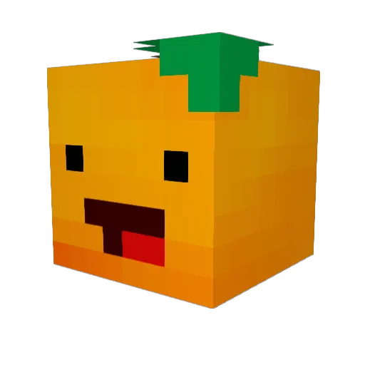 JuniorEevee Minecraft avatar head, 3D render