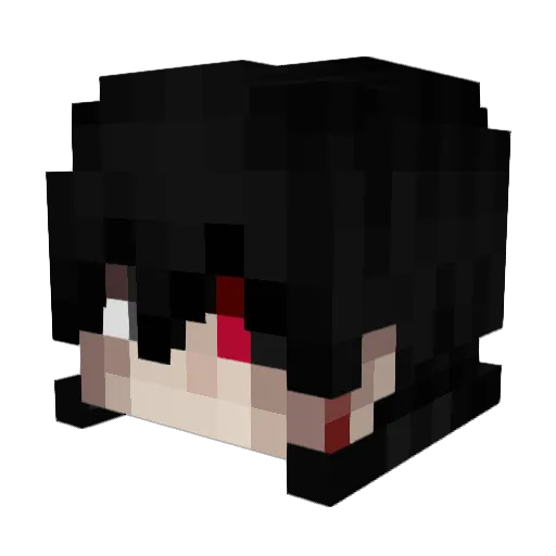 JuniorHagemann Minecraft avatar head, 3D render