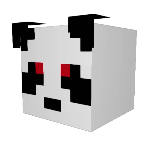 JuniorPopeye Minecraft avatar head, 3D render