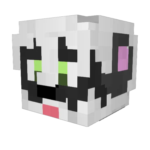 Minecraft-Avatar von JuniperSkunktaur: Kopf als 3D-Render