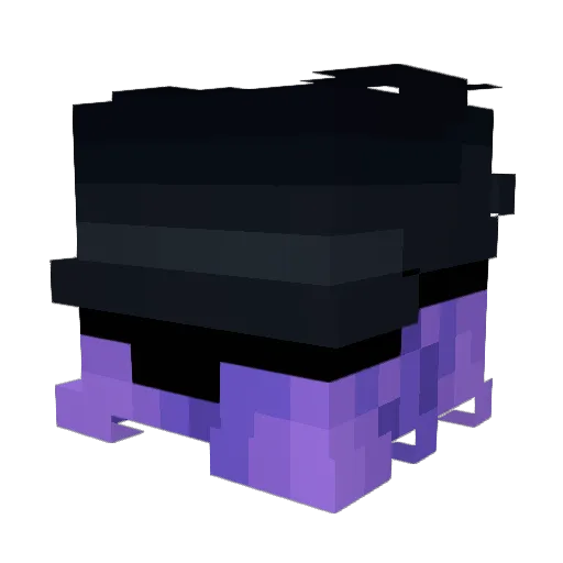 Junipurr_ Minecraft avatar head, 3D render