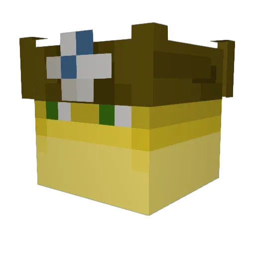 Junipuurr Minecraft avatar head, 3D render