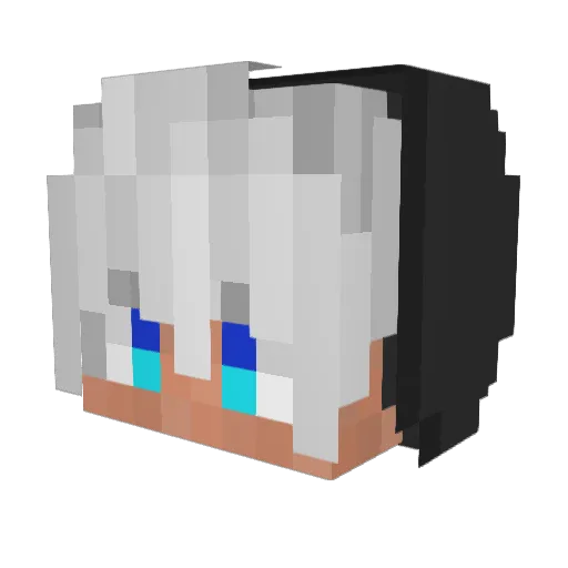 Junjun09308 Minecraft avatar head, 3D render