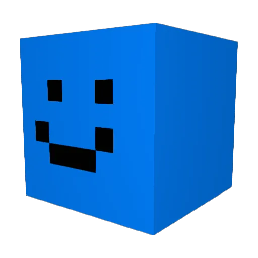 Junjy12 Minecraft avatar head, 3D render