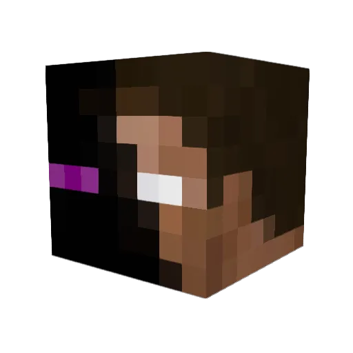 JunkMail98 Minecraft avatar head, 3D render