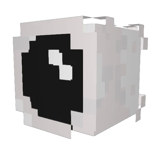 JunkieSpace Minecraft avatar head, 3D render