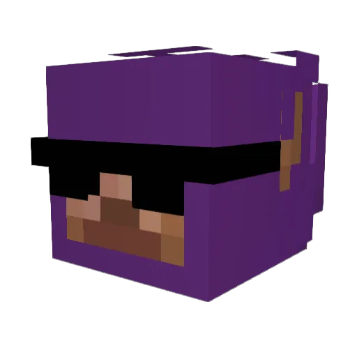 Junkiiii1 Minecraft avatar head, 3D render