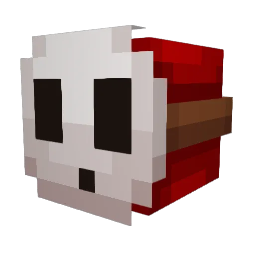 Juno72 Minecraft avatar head, 3D render
