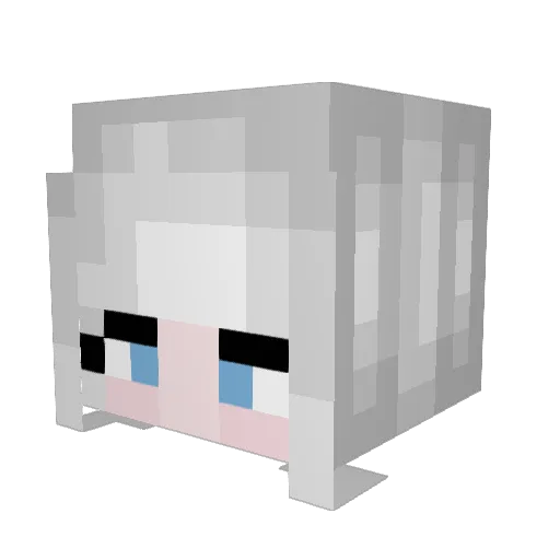 JunoElz Minecraft avatar head, 3D render