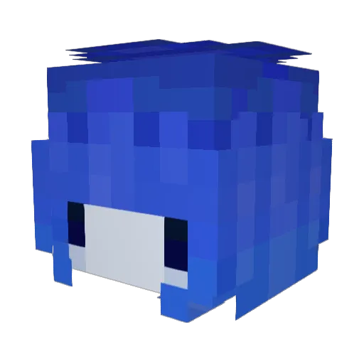 JunoJunipers Minecraft avatar head, 3D render