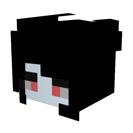 JunoMary Minecraft avatar head, 3D render