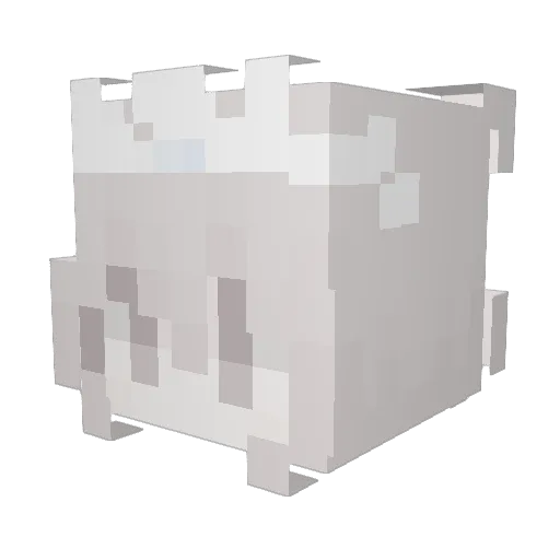 JunoNylla Minecraft avatar head, 3D render