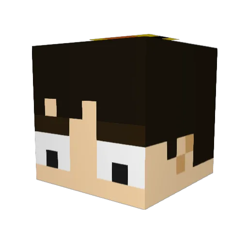 Juonns Minecraft avatar head, 3D render