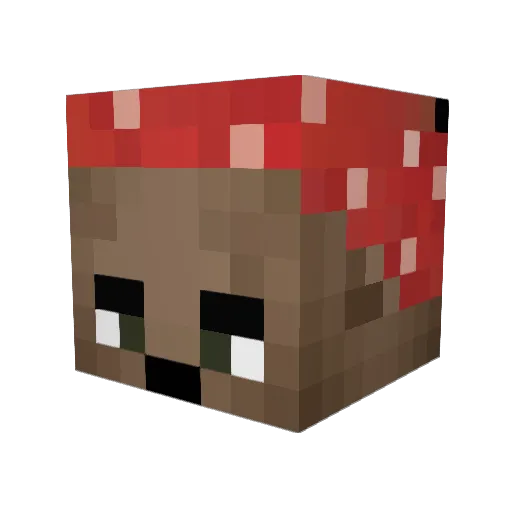 Jupeb0i Minecraft avatar head, 3D render