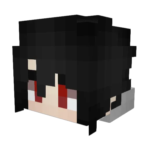 Jupiing Minecraft avatar head, 3D render